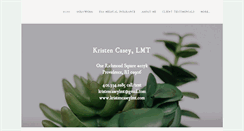 Desktop Screenshot of kristencaseylmt.com